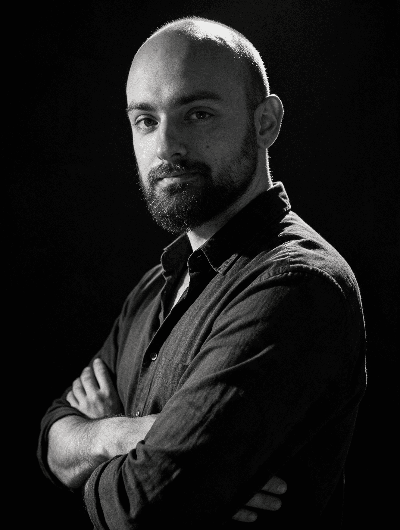 Nikos Kanelakis in the studio